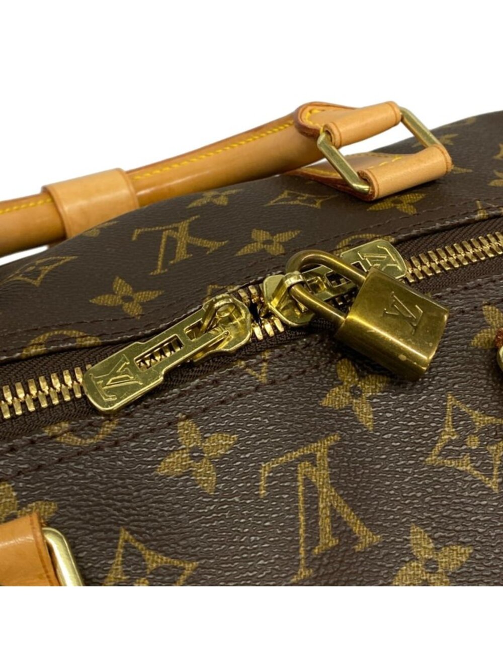 Louis Vuitton Boston Bag Monogram Keepall Bandouliere 55 - Picture 13 of 15